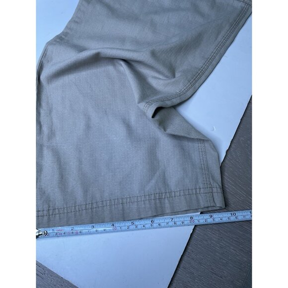 Carhartt Men's Ripstop Scrub Cargo Pants Snap Drawstring Tan Khaki 36” L - Picture 7 of 7